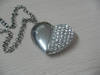 USB disk of heart-shaped necklace
