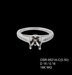 18K White Gold Semi Mounting Ring
