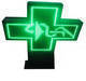 Led pharmacy cross sign/display with animations from factory