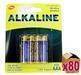 Long Lasting Alkaline Batteries: LR20,LR14,LR6,LR03,6LR61