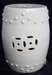 Chinese White ceramic Garden Stool WRYAY212