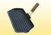 Cast iron square grill pan