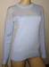 Ladies' knitted pullover in stripe and turtle neck