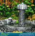 Water fountain for garden landscaping