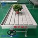Ebb and flow rolling bench for greenhouse