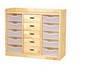 10 Compartment Storage Unit with 5 drawer