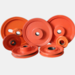 China custom cast iron pulley for ceramic glazing line