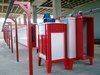 Complete system powder coating lines