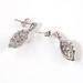 Elegant Genuine Diamond Dangling Antique Style Stud Earrings