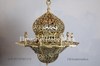 Arabic Gold Brass Hanging Lamp Lantern Chandelier Lighting CH100