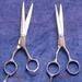 Stainless steel hair scissors