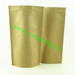 Stand up zipper foil lined kraft paper coffee bags