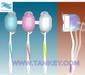 Portable UV toothbrush sterilizer