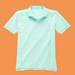 Organic Cotton Polo Shirt With Contrast Collar & Cuffs And A Concealed