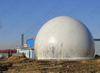 Autocontrol membrane biogas storage system