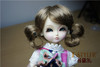 JD199 Lovely Synthetic mohair wig with two cute braids.