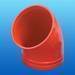 FM/UL pipe fitting--ductile iron grooved elbow