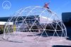 Geodesic dome glamping tents for leisure