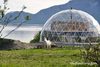 Geodesic dome glamping tents for leisure