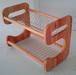 Wooden stainless steel dish rack