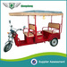 4 seater 60V 1000W battery operated electric tricycle three wheeler