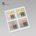 Anti counterfeit Custom 3D Hologram Sticker with Serial Number