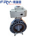 PVC small electric motorized actuator butterfly valve