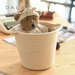 Natural Cotton Thread Woven Rope storage baskets wholesale