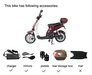 Electric bike/scooter with pedals--LS4