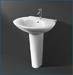 Basin with pedestal