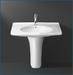 Basin with pedestal