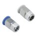 Pneumatic push-in coupling fitting connector plug component accessory