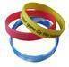 Embossed silicone wristband