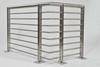 Stainless steel modular balustrade panel system
