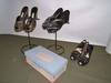 Wire shoe retail display stand / wire shoe retail display rack