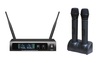 UHF Dual Channels Rechargeable Wireless Microphone