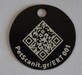 QR code pet ID tag / aluminum QR code pet tag