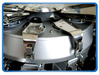 Super high precision bearings and multi function 10 heads weigher
