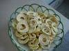 Dried apple, apple ring, apple dices