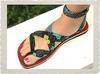 Leather Cowhide Sandals