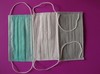Disposable nonwoven face mask of N95