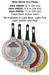 Non-Stick Fry Pans Display Assorted 36 pc
