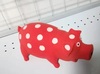 Pet dog toys oink sound eco-freidnly soft rubber latex pet product