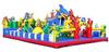 Bouncy castle, inflatable castle, slide