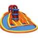 Inflatable bouncy and castle slide