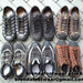 Branded leather shoes stock surplus