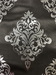 FH16018 Black-out curtain fabric Silver printing stamp