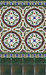 Traditional moorish handmade ridged tiles