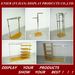 Clothes Store Metal Display Rack Shoes Store Wood Display Panel Shelf