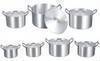 7pcs aluminum cooking pot set